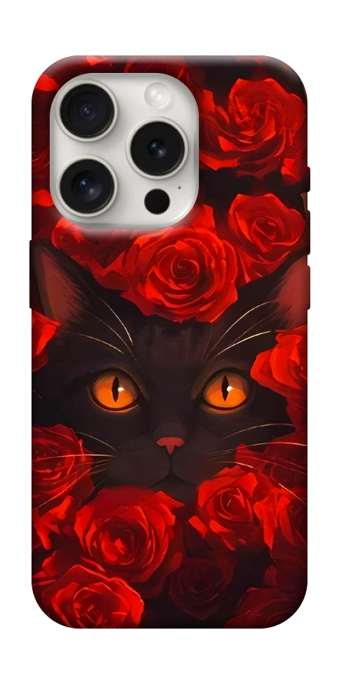 Чехол Rose cat для iPhone 16 Pro Max