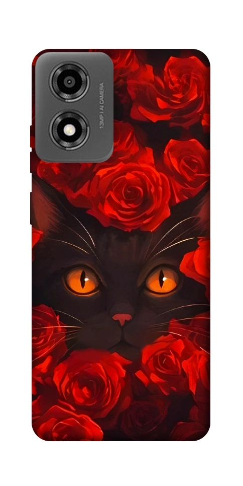 Чехол Rose cat для Motorola Moto E14