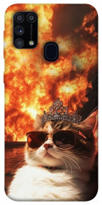 Чехол Cat explosion для Galaxy M31 (2020)