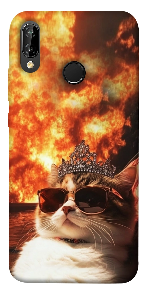 Чехол Cat explosion для Huawei P20 Lite