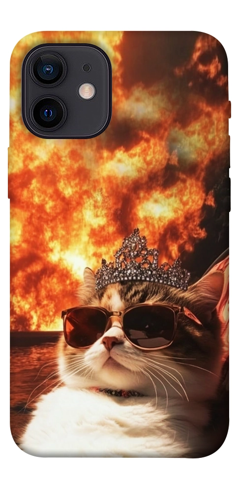 Чехол Cat explosion для iPhone 12 mini