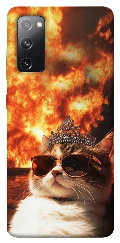 Чехол Cat explosion для Galaxy S20 FE