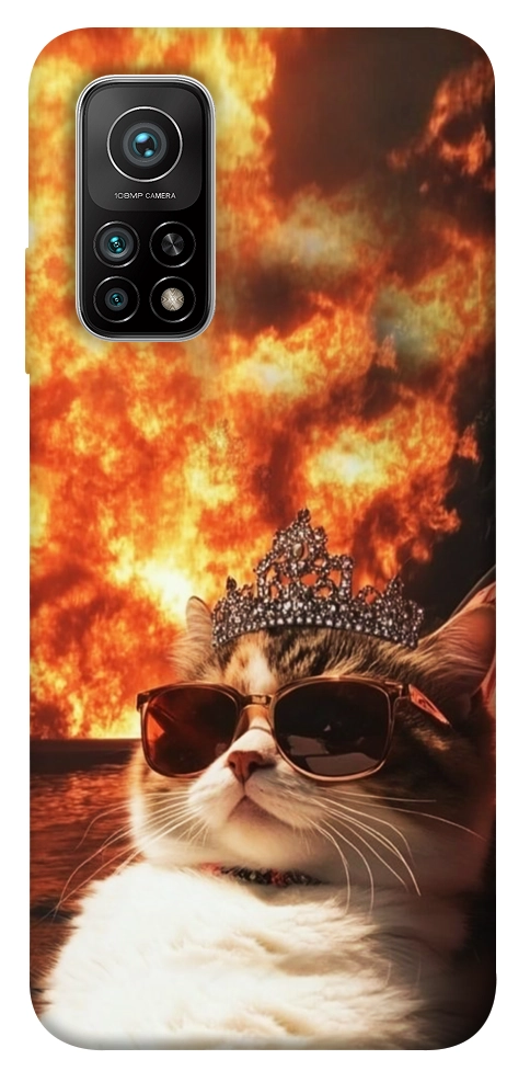 Чехол Cat explosion для Xiaomi Mi 10T Pro