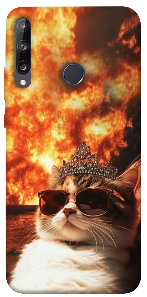 Чехол Cat explosion для Huawei P40 Lite E