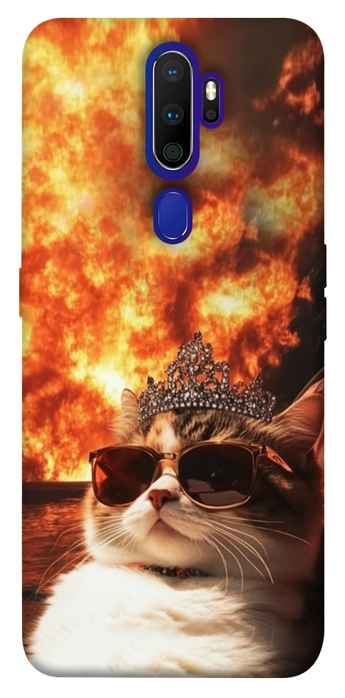 Чехол Cat explosion для Oppo A9 (2020)