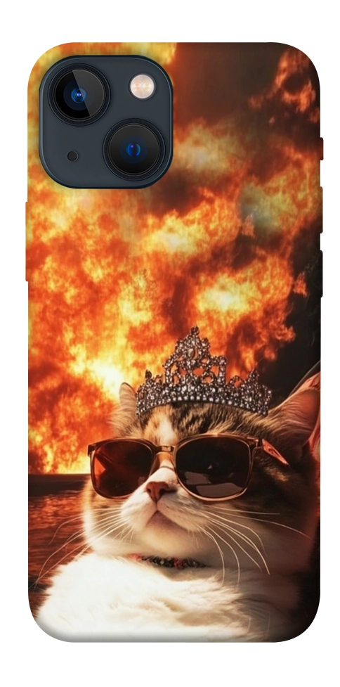 Чехол Cat explosion для iPhone 13 mini