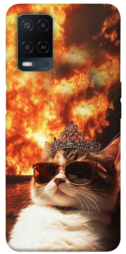 Чехол Cat explosion для Oppo A54 4G