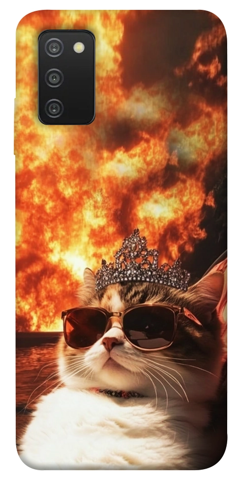 Чехол Cat explosion для Galaxy A03s