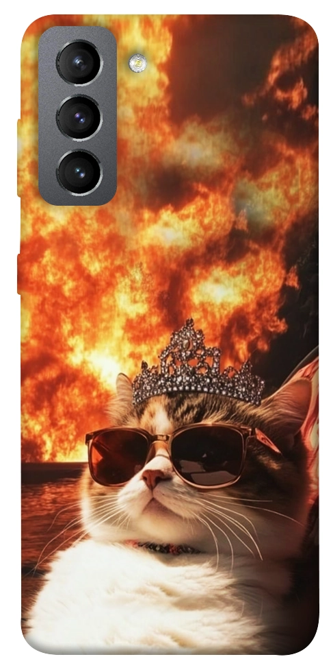 Чехол Cat explosion для Galaxy S21 FE