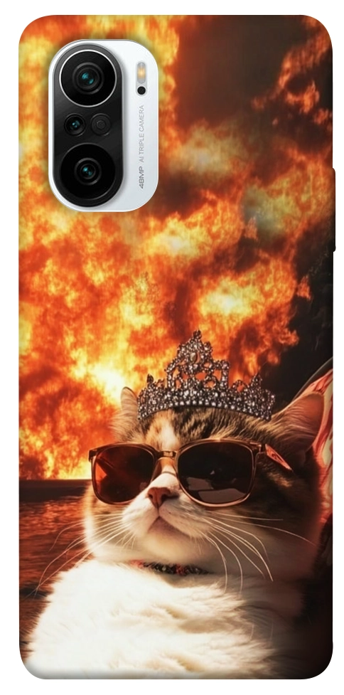 Чехол Cat explosion для Xiaomi Redmi K40