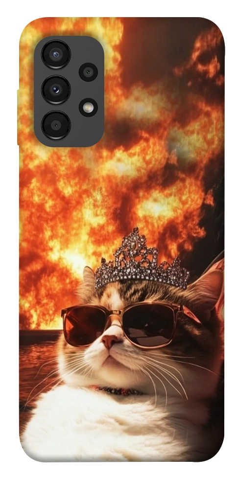 Чехол Cat explosion для Galaxy A13 4G