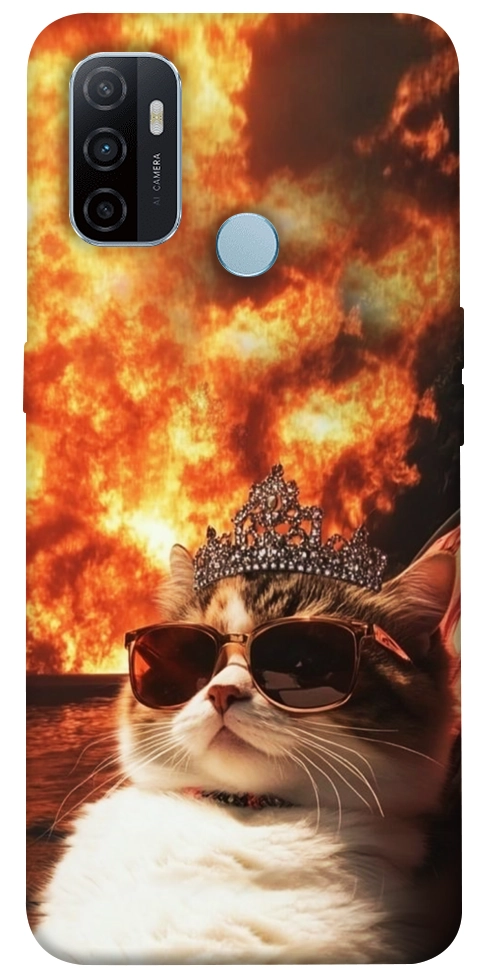 Чехол Cat explosion для Oppo A32