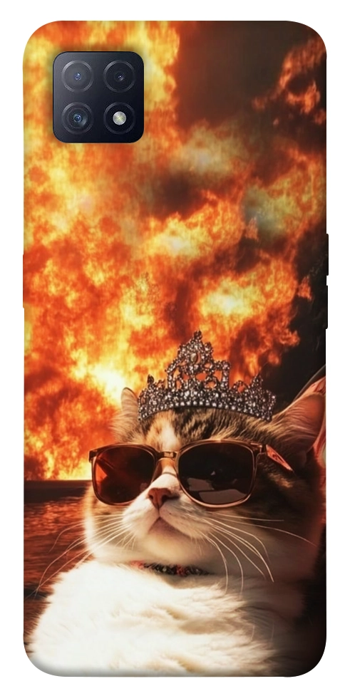 Чехол Cat explosion для Oppo A73 5G