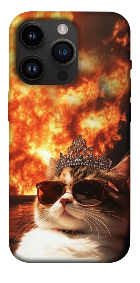 Чехол Cat explosion для iPhone 14 Pro