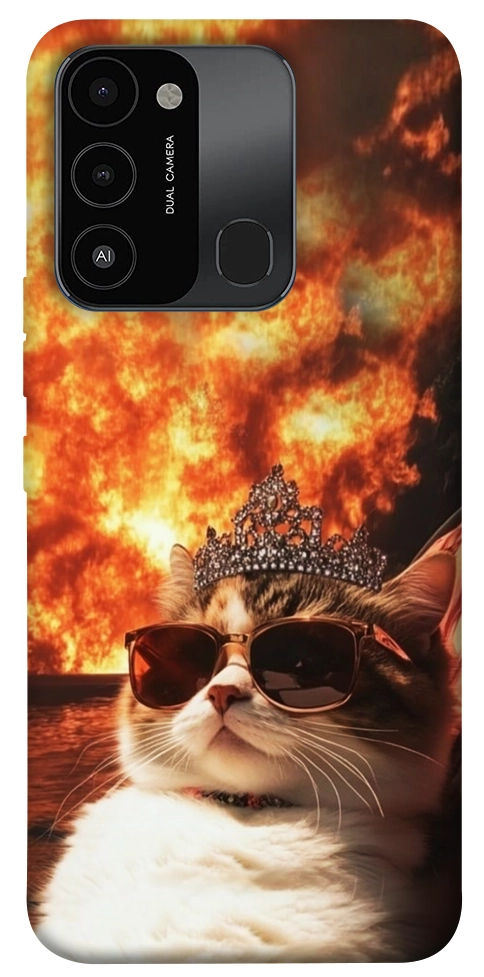 Чехол Cat explosion для TECNO Spark 8C