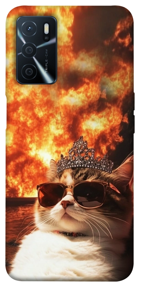 Чехол Cat explosion для Oppo A54s