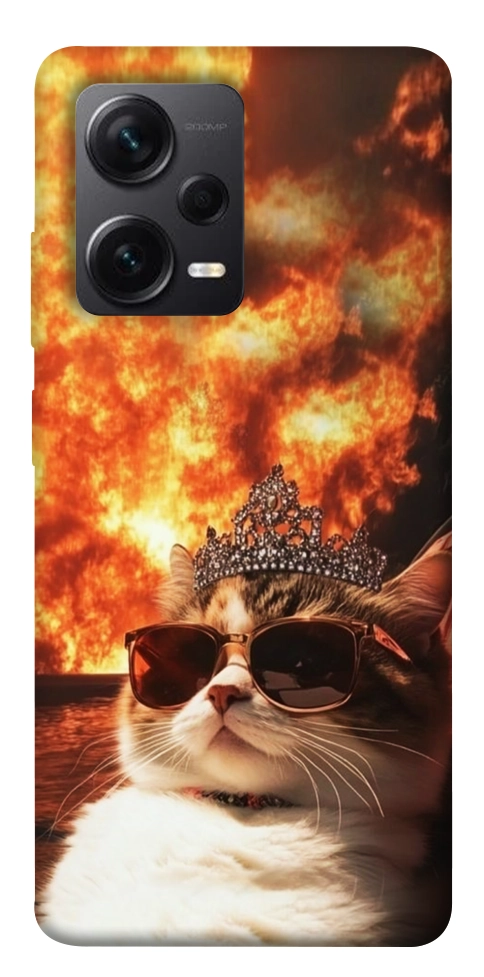 Чехол Cat explosion для Xiaomi Redmi Note 12 Pro 5G