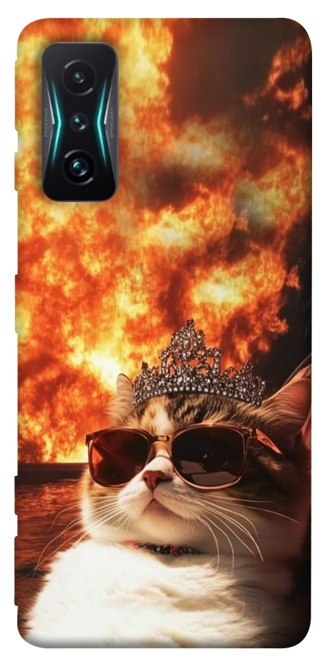 Чехол Cat explosion для Xiaomi Redmi K50 Gaming