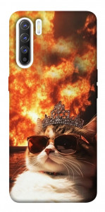 Чехол Cat explosion для Oppo Reno 3