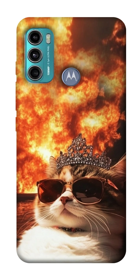 Чехол Cat explosion для Motorola Moto G60