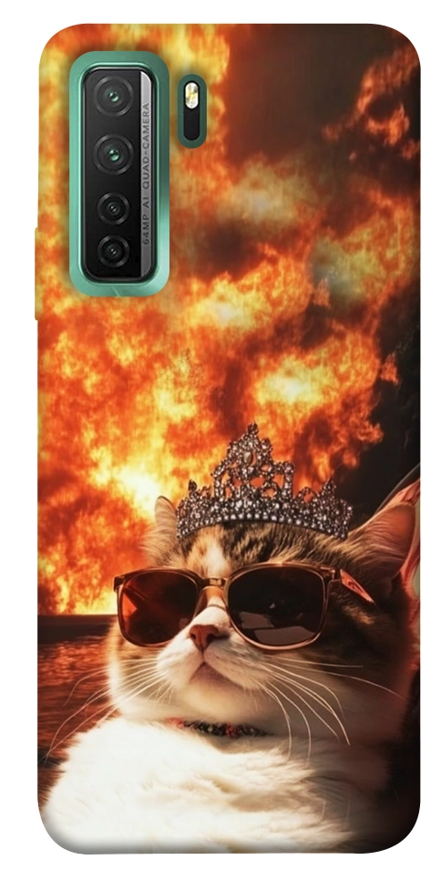 Чехол Cat explosion для Huawei nova 7 SE