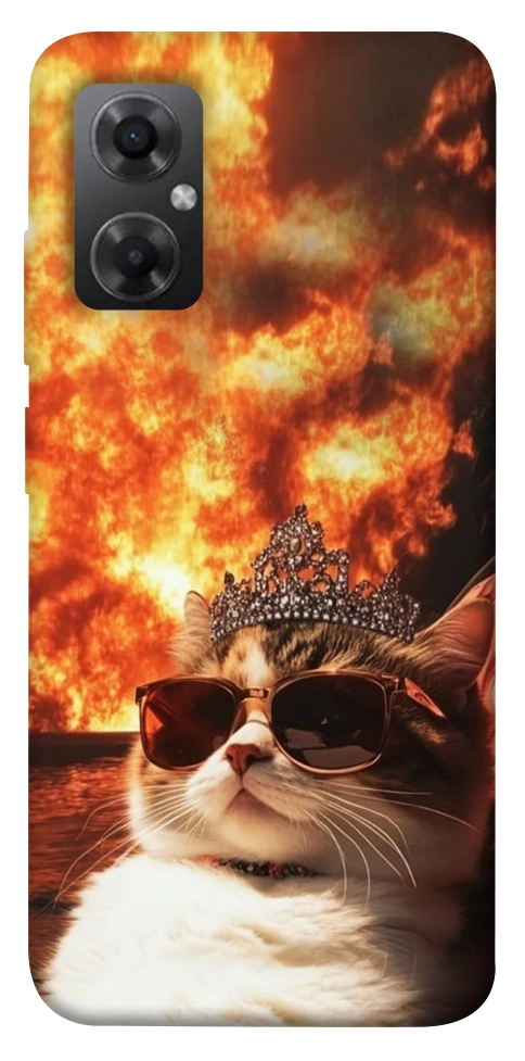 Чехол Cat explosion для Xiaomi Redmi Note 11R