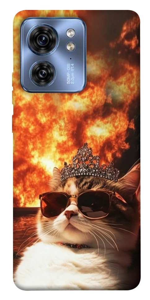 Чехол Cat explosion для Motorola Edge 40