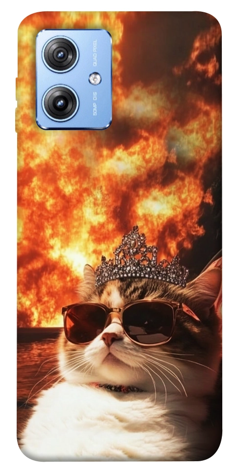 Чехол Cat explosion для Motorola Moto G84