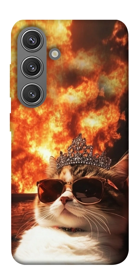 Чехол Cat explosion для Galaxy S24+