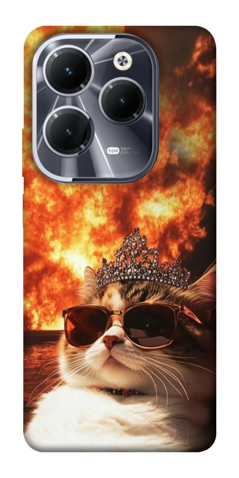 Чехол Cat explosion для Infinix Hot 40 Pro