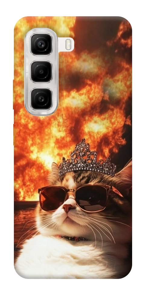 Чехол Cat explosion для Infinix Hot 50 4G