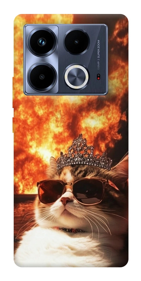 Чехол Cat explosion для Infinix Note 40 4G