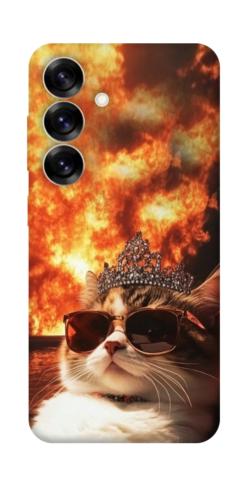 Чехол Cat explosion для Galaxy S25+