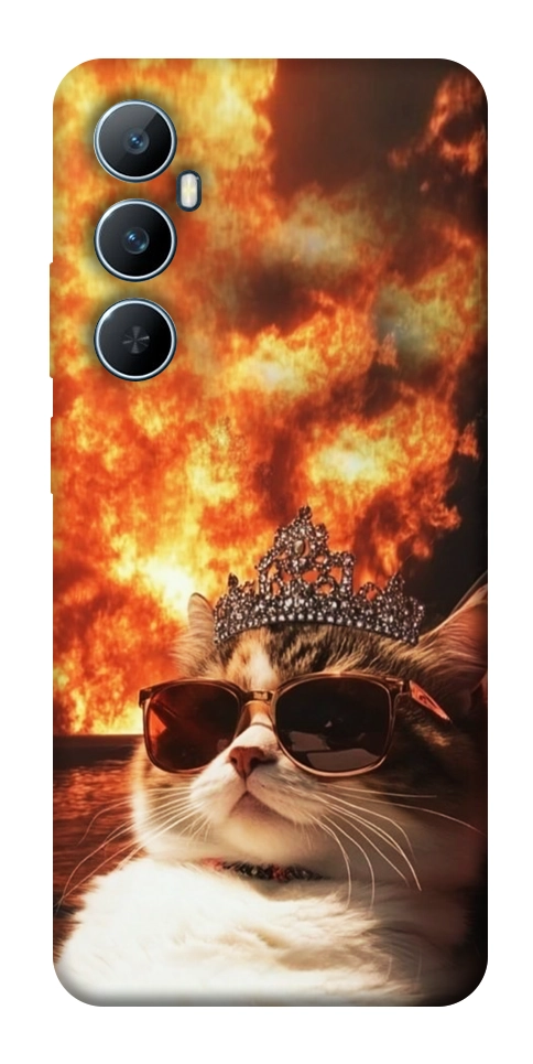 Чехол Cat explosion для Realme C65 4G