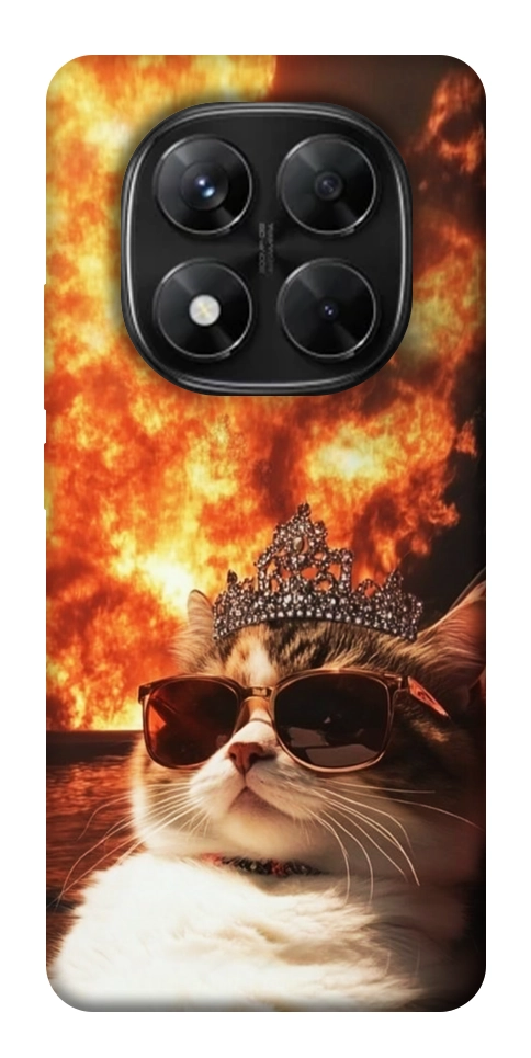 Чехол Cat explosion для Xiaomi Redmi Note 14 Pro 5G