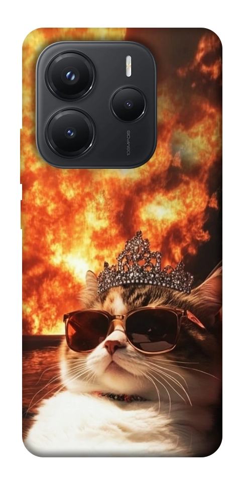 Чехол Cat explosion для Xiaomi Redmi Note 14 5G