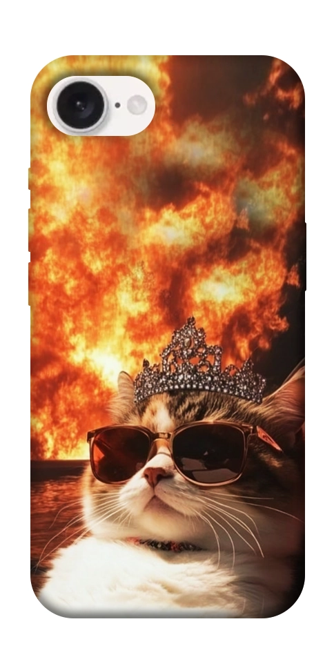 Чехол Cat explosion для iPhone 16e