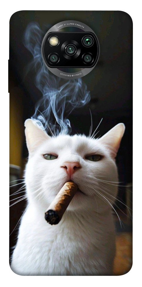 Чехол Cat cigar для Xiaomi Poco X3 NFC