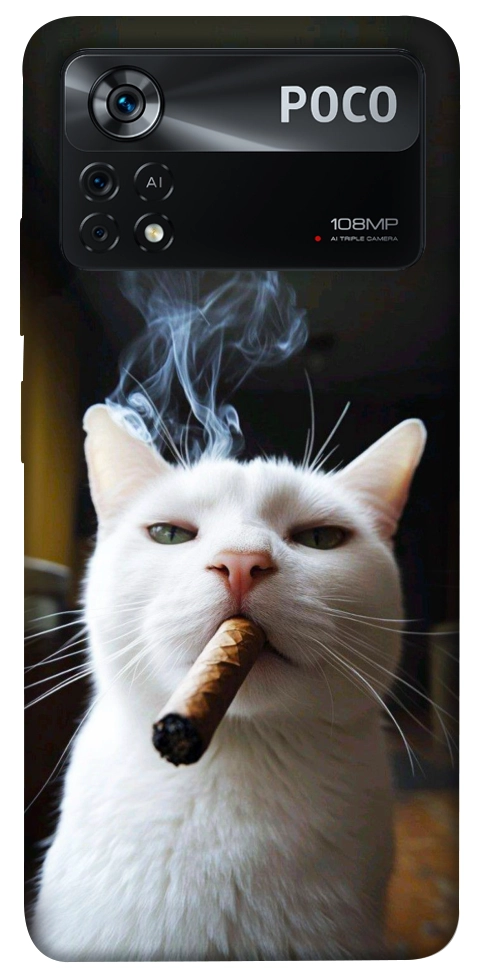 Чехол Cat cigar для Xiaomi Poco X4 Pro