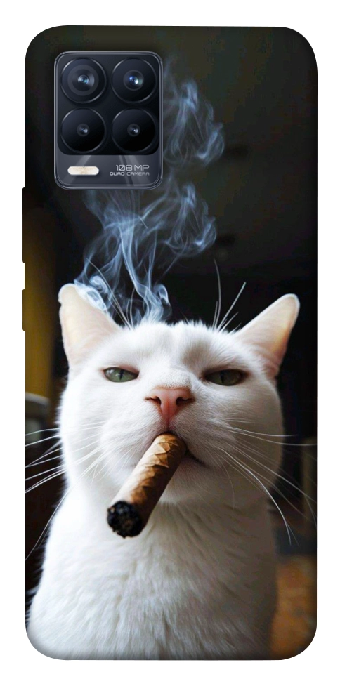 Чехол Cat cigar для Realme 8