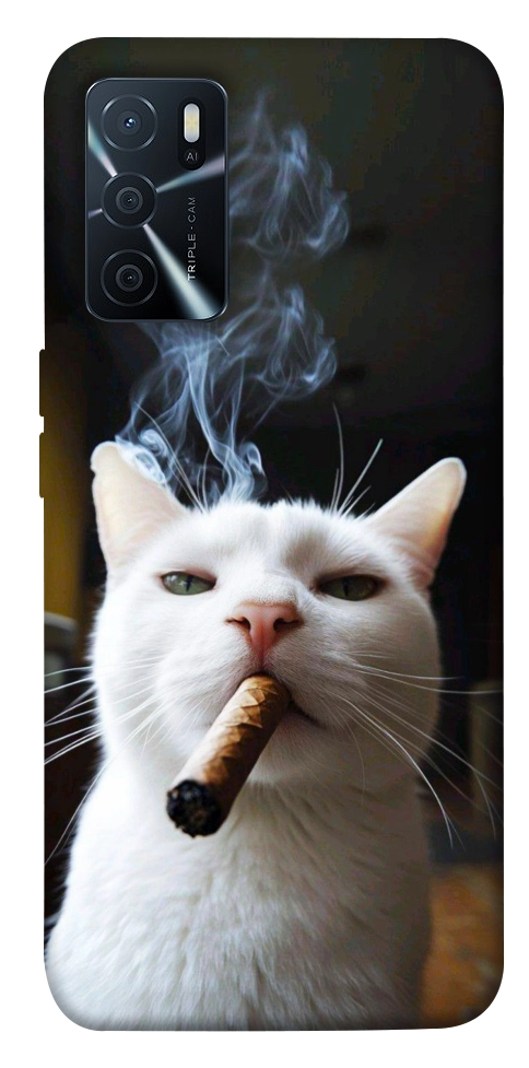 Чехол Cat cigar для Oppo A16