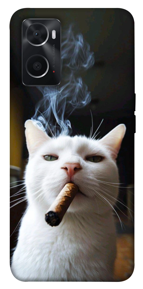 Чехол Cat cigar для Oppo A76 4G