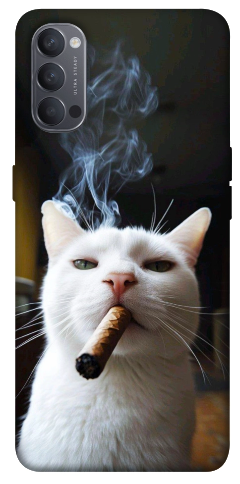 Чехол Cat cigar для Oppo Reno 4