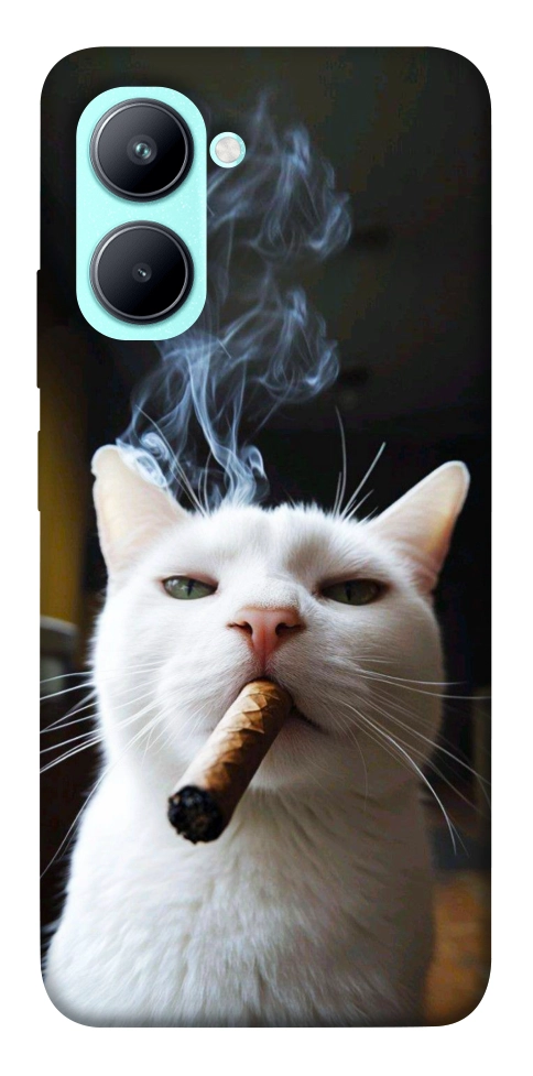 Чехол Cat cigar для Realme C33