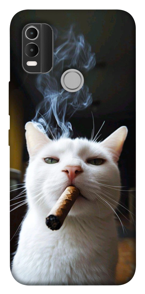 Чехол Cat cigar для Nokia C21 Plus