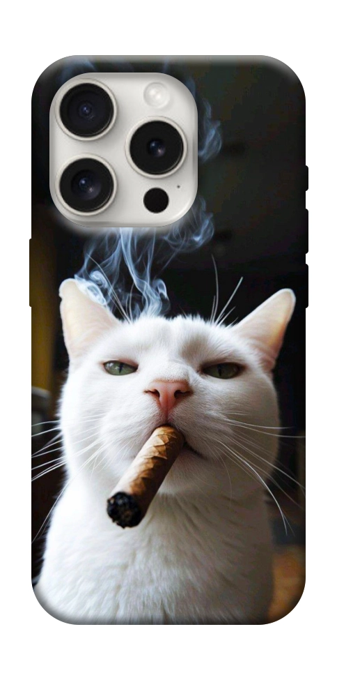 Чехол Cat cigar для iPhone 16 Pro