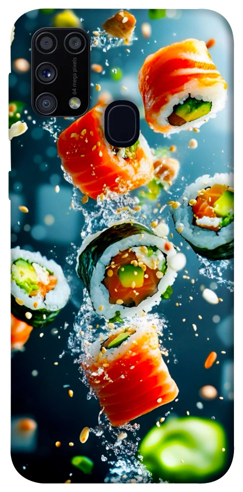 Чехол Sushi falling для Galaxy M31 (2020)