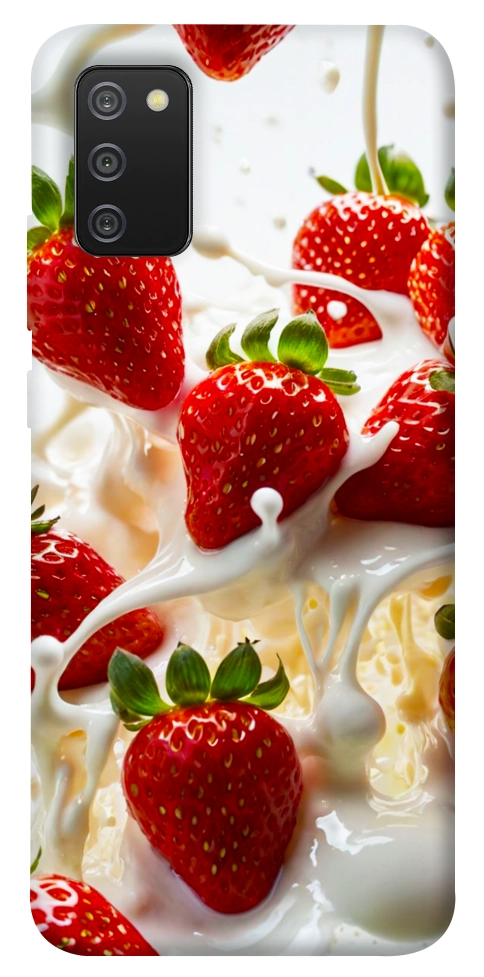 Чехол Strawberry and cream для Galaxy A02s