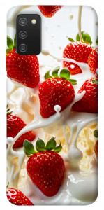 Чехол Strawberry and cream для Galaxy A02s