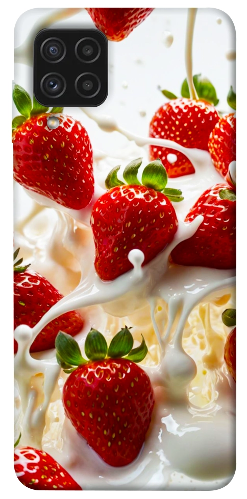 Чехол Strawberry and cream для Galaxy A22 4G